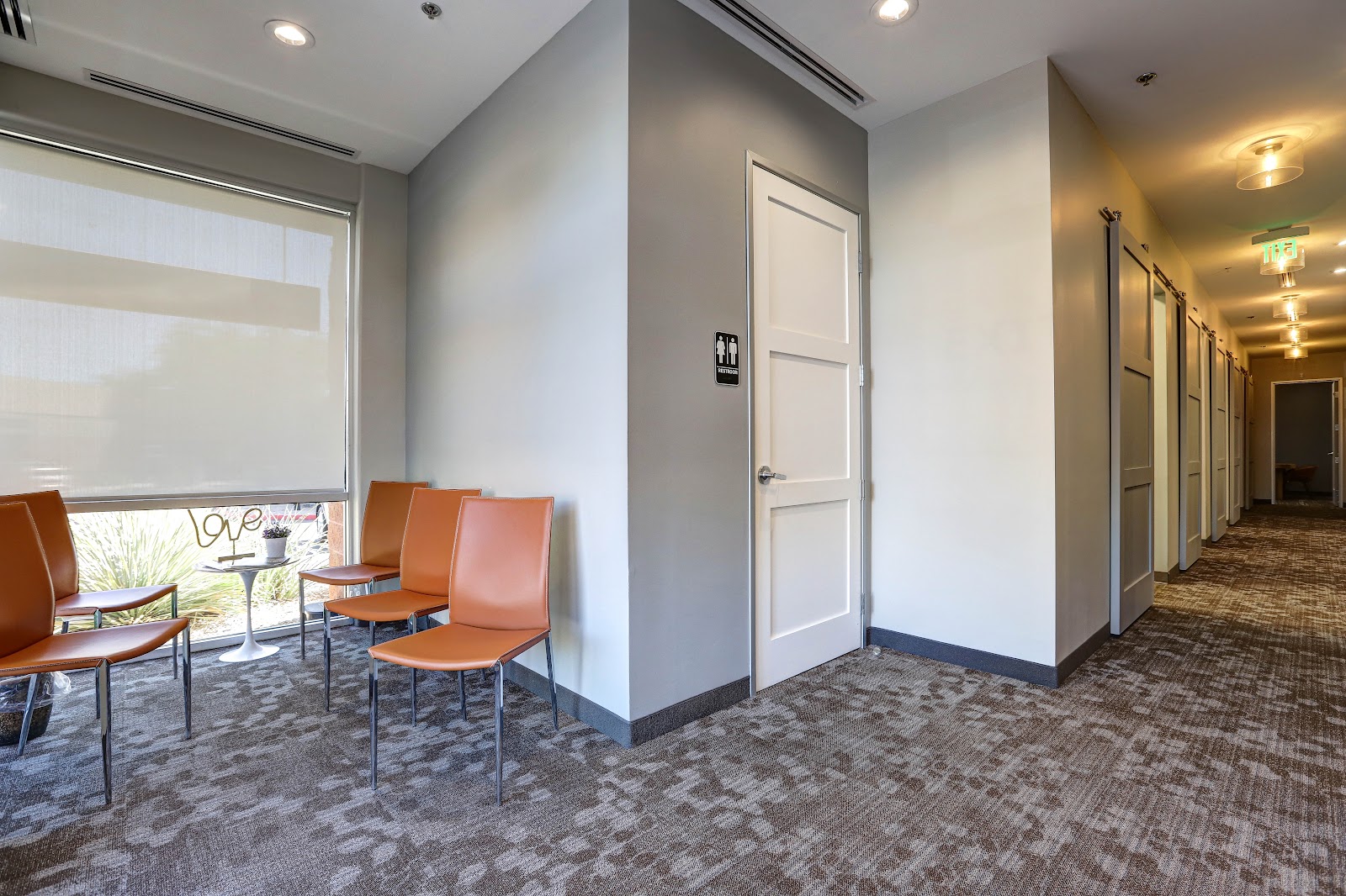 Reception area